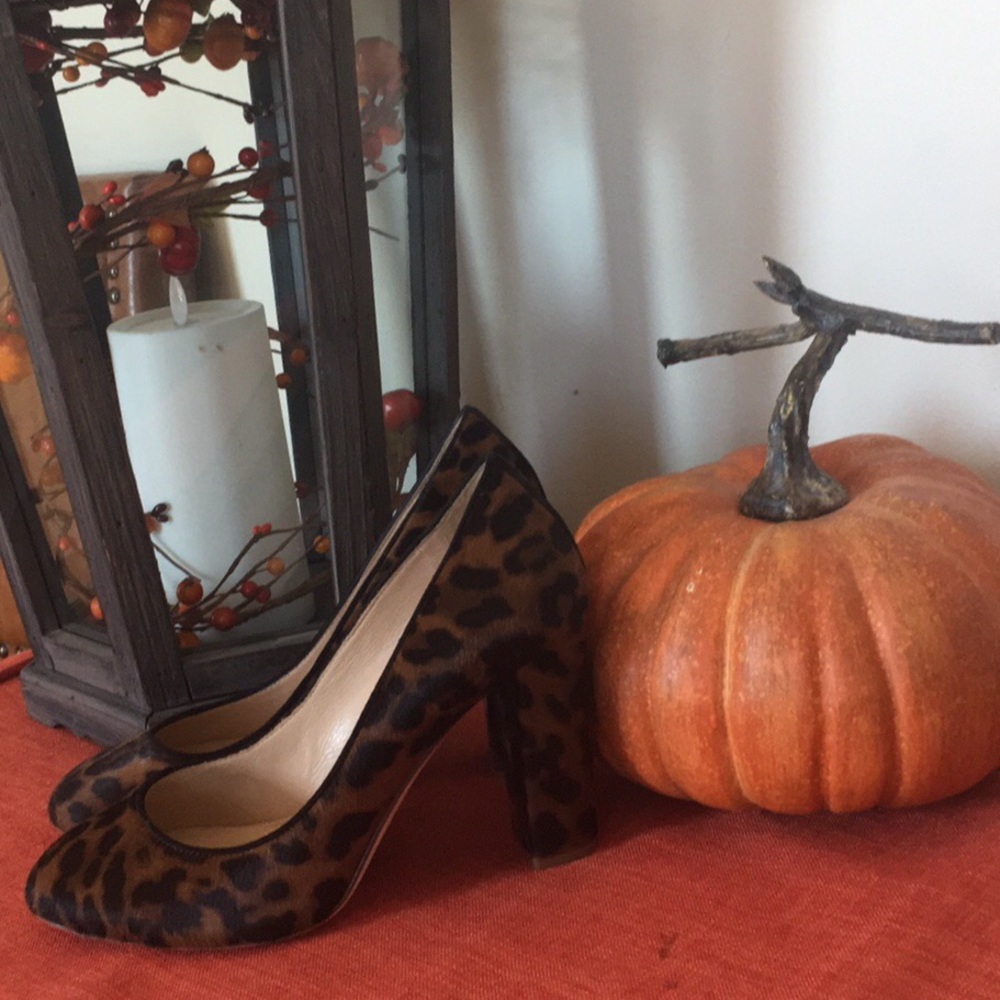 J Crew Leopard Pumps